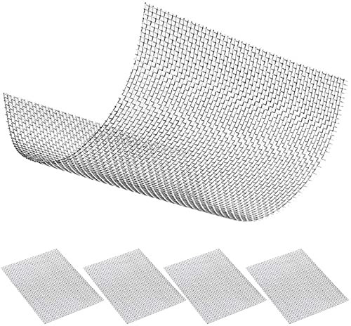 Grille Métallique Anti Insecte,Acier Inoxydable Grillage,Grille Métallique,Maille en Acier Grillage,Grillage Métallique en Acier Inoxydable,Grillage Anti Rongeur pour Empêcher Souris Insectes