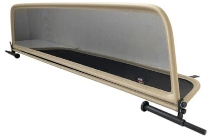PureWind Windschott kompatibel mit Mercedes E-Klasse A207 Baujahr 2010-2016 (Beige) – Windschott Universal mit Schnellverschluss ohne Tasche