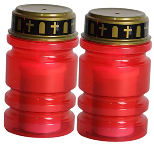 Yardwe 2pezzi Lampada Led Senza Fiamma Candele Batteria Decorazioni Candele Led Luce Calda Design Durevole Per Feste e Ambienti Interni