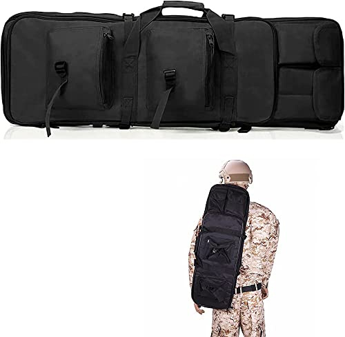 Gewehrtasche 2 Langwaffen, Gun Bag Futteral, wasserdichte, Taktische Gewehrtasche Doppel Gewehrtasche Langwaffenfutteral Perfekt Für Jagd Und Schießen B,118cm