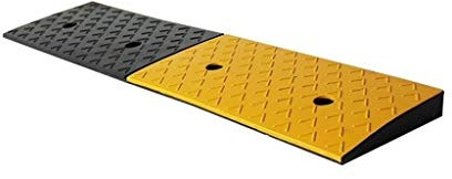ANSNOW Motorradrampen, Feste, Rutschfeste Fahrzeugrampen, Einkaufszentrum, Supermarkt, Servicerampen, Gummi-Bordsteinrampen Für Den Außenbereich, 4 cm/98 * 22 * 4Cm