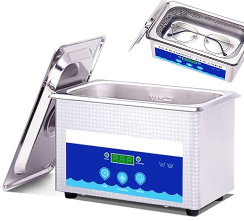 JavoN 900ml Digital Ultrasonic Cleaner Sonicator Occhiali Da Bagno In Acciaio Inossidabile Gioielli Degas Ultrasound Wave Cleaning Machine Washer,SectionA