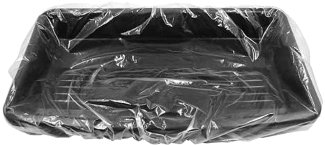 ROLLINGDOG 18 Zoll Farbwanne - 2 Farbwannen + 10 Einweg-Einlagen, 1,5L Farbschalen für 457mm Roller, Perfekt für Hausrenovierung und DIY-Projekte