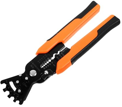FUNOMOCYA Pelacables Multifuncional Acero Inoxidable Alicates Para Electricistas Corte y Crimpado Compacto Para Taller y Uso