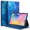 EasyAcc Custodia Cover per Samsung Galaxy Tab S6 Lite 2024/2022/2020 10.4, con Pen Holder, Multi-Angolo Visualizzazione, Blu Cielo Stellato