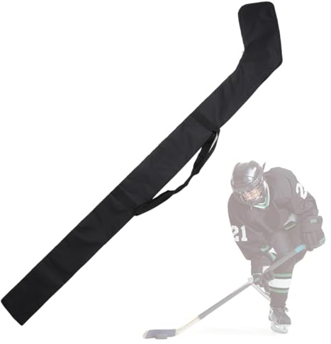 yeeplant Aufbewahrungstasche für Feld- und Eishockeyschläger mit zwei Schultergurten, 144 x 33 cm, Tragetasche für Kinder und Erwachsene, passend für 2–3 Hockeyschläger und Zubehör