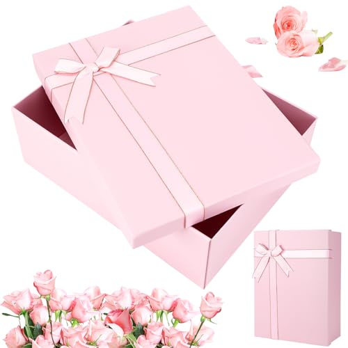 Geschenkbox mit Deckel Faltbare Geschenkkarton 33x25x12.5cm Gift Box