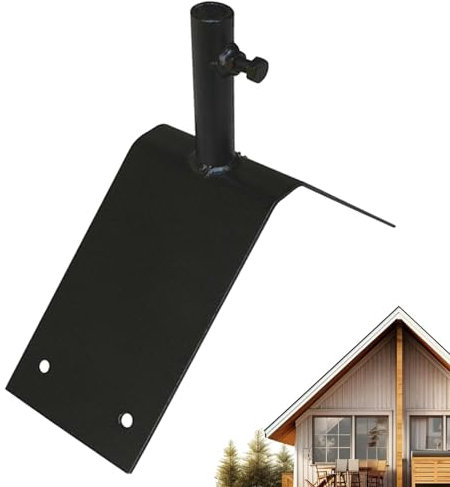 Support de toit pour girouettes | Support de toit résistant aux intempéries – Support en métal robuste pour indicateur de direction du vent