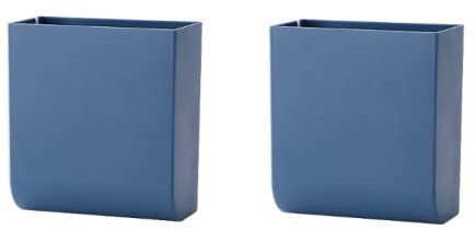 JVNALwnkv Wandhaken, Türhaken, Kleiderhaken, 2 Stück, Kunststoff, wandmontierte Aufbewahrungsbox, multifunktionale Aufbewahrungsbox, Wand-Aufbewahrungsbox, Blau(Pink)