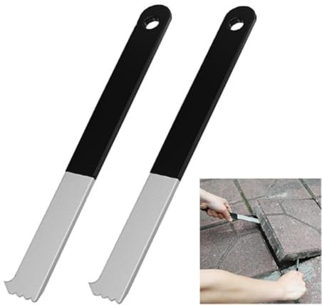 HEBEOT 2 estrattori di mattoni per pavimentazione, strumento di ricambio per finitrici in metallo, per esterni, giardino, paesaggistica, rimozione di finitrici