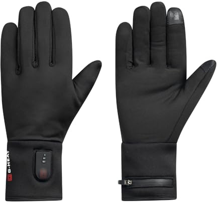 G-HEAT – Beheizbare Dünne Handschuhe für Herren & Damen mit Akku | Ultra-Dünn, Touchscreen, Leicht & Atmungsaktiv | Ideal für Sport, Fahrrad, Moto & Arbeit
