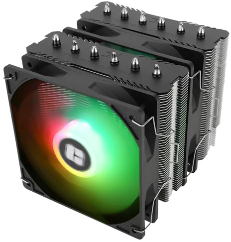 TR-Thermalright Peerless Assassin 120 SE ARGB CPU Cooler,High-performance Twin-tower CPU Air Cooler, Low Noise 25.6dBA,155mm Height, 6x6mm Heat pipes Cooler, for Intel LGA 1700/1851/115x/1200,AM4/AM5