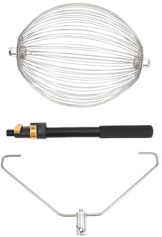 WGFOIP Nut Gatherer, Stainless Steel Telescopic Tennis Ball Picker Upper Roller Nut Collector Tool for Walnuts Pecans Fruits