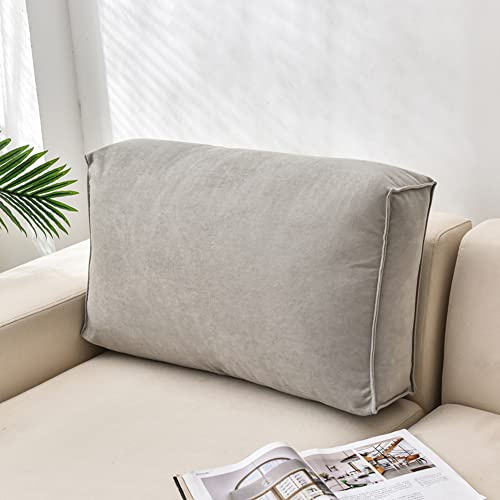 Luxuriöses Sofa-Rückenkissen, Rückenstützkissen, Sofa Lesekissen, großes Nacht- und Rückenlehnenkissen, Lendenwirbelstützkissen, abnehmbarer Bezug