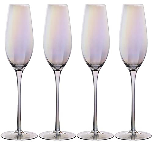 sjdoPulse Verres À Vin en Cristal, Ensemble De 2 Grands Verres À Vin Rouge Ou Blanc (Type4250Ml)