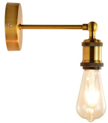 GOOPEEG Wall Mount Light Fixture Industrial Wall Sconce Vintage Style Metal Wall Lamp Farmhouse Wall Light for Loft Bathroom Bedroom Wall Lamp Fitting Fixtures