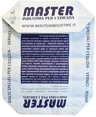 Master Industria Per L'Edilizia Einkomponentiger Mikrobeton für Fußböden/Wände, Set 5 – 10 m², Oberfläche glänzend/matt (Weiß, 5 m²)