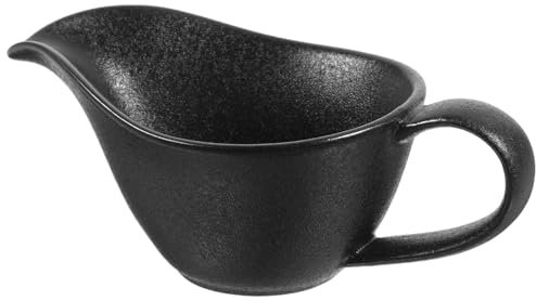 Angoily Steak Sauce Cup Non-Slip Porcelain Mixing Bowl Soup Bowl Spout Home Tableware