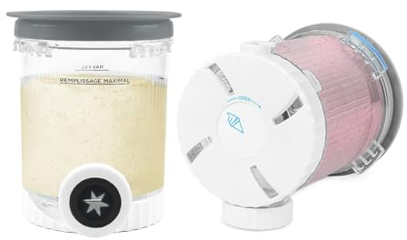 Nepfaivy Ice Cream Tubs 2 Pack for Ninja Swirl NC701UK NC700UK NC700 Series | Creami Tubs with Lids for Ninja Swirl by CREAMi, BPA-Free and Dishwasher Safe Tubs for CREAMi Soft Serve & Ice Cream Maker
