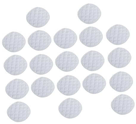 Toddmomy 20pezzi Coppette Assorbilatte Lavabili Da Copricapezzoli Per Allattamento Articoli Essenziali Delicate e Traspiranti Per Madri Che Allattano
