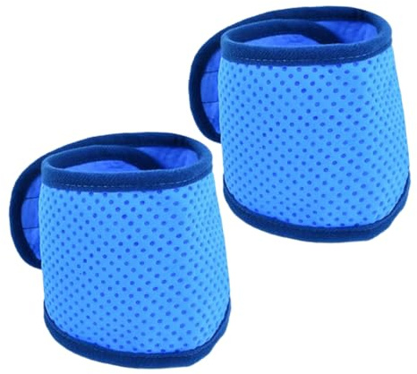 JOINPAYA 2pcs Adjustable Cooling Bandanas for Dogs Instant Chilling Ice Scarves for Medium Breeds with Neck Lightweight Breathable Pet Cooling Collars for Summer Outdoor