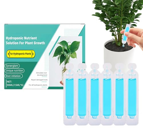 Nutrienti Vegetali, Fertilizzante Liquido per Piante, Soluzione Naturale da Giardinaggio 90Ml per Crescita Piante d'Appartamento Frutta Fiori Giardino