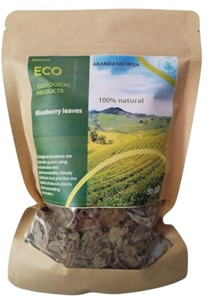 Hojas de arándano, Arándano, té natural, infusión silvestre, bebida herbal, hojas secas, sabor suave, fruta seca, mezcla botánica, té silvestre, infusión caliente, mezcla natural.