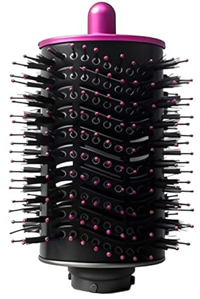 Grande brosse volumisante ronde améliorée pour Dyson Airwrap HS01 HS05 HS08, grande brosse ronde pour lifting des racines, soufflage moelleux, lissage des frisottis et ajout de volume, rose rouge