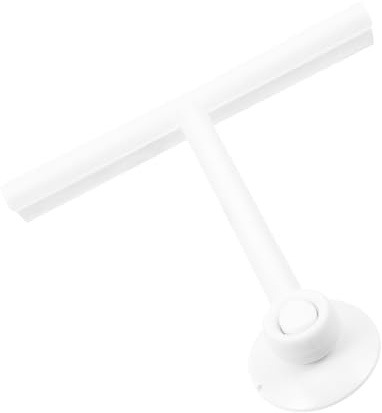 Veemoon Window Cleaning Wiper with Suction Disc, White Household Glass and Mirror Squeegee for Office and Home Window Cleaning