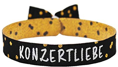 3x Konzertliebe Armband Festivalbändchen