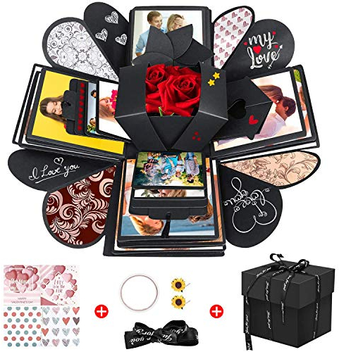 Baozun Überraschungsbox Kreative Explosionsbox DIY Geschenk Scrapbook und Foto-Album Geschenkbox als Geburtstagsgeschenk