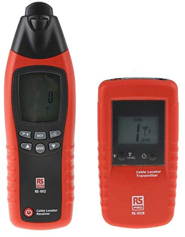 RS PRO, Leitungssucher Kabelfinder mit LCD-Anzeige, Erfassungstiefe 2m, bis 400 V Batterie / 125 kHz