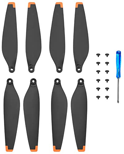 Ainiv DJI Mini 3 Pro Propeller Set - 8 Stück Ersatzklingen für Silent Flight Mit Schraubendreher und 12 Schrauben