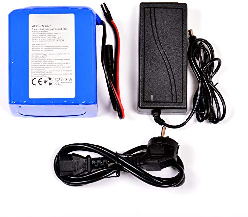 AFTERTECH PAQUETE DE BATERÍA CON PILA 12V 30000mAh 30Ah RECARGABLE DE LITIO 115x99x66mm F2C2