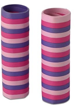 ECOFIESTA 6x stelle filanti 18 demolizioni ciascuna rosa/viola - decorazioni festa giardino accessori festa compleanno addobbi feste - carnevale