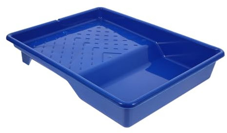 QUMIIRITY Vassoio Per Vernice Da 9 Pollici Blu Vassoio Porta Vernice Per Mini Rulli e Pittura Murale Da Te Organizer Versatile Per Attività Pittura