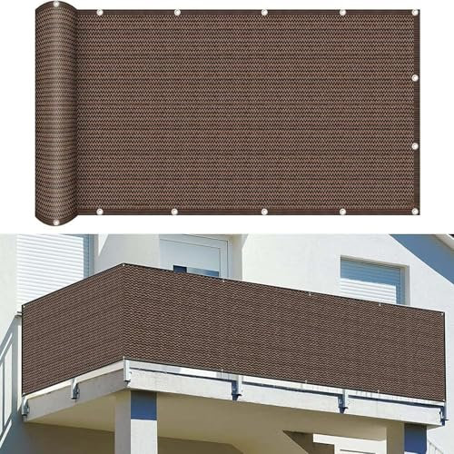 Brise-vue en maille avec œillets - Idéal pour l'extérieur, le jardin et la piscine - Améliore l'intimité et profitez d'un intérieur élégant - 100 x 300 cm