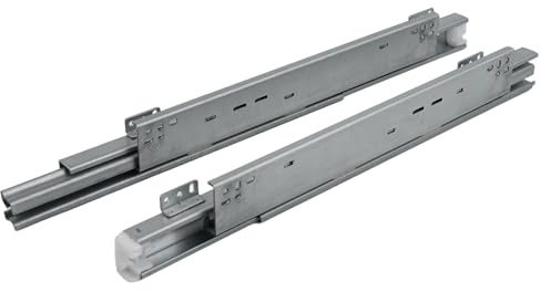 CYRENT Schubladenschienen aus Stahl mit Soft-Close-Vollauszug, Unterbau-Schubladenschienen, 200–500 mm (300 mm)