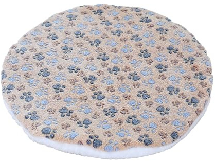Fyearfly Morbido cuscino per cani in peluche, comodo tappetino per letto per animali domestici, caldo e multifunzionale, utilizzabile su entrambi i lati, comodo tappetino per dormire
