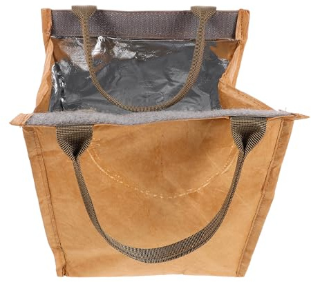 ELAYARD Isotherme Réutilisable Papier Déjeuner Pliable et Portable Isolé et Renforcé Pour Repas Quotidiens Au Travail et École Bento Polyvalent