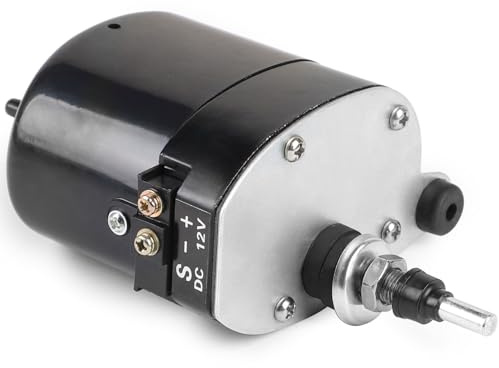 SWAWIS Scheibenwischermotor 12V Wischermotor für Traktoren Jeeps & Mehr | Universal Scheibenwischermotor Einzeln