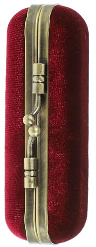 Beavorty Boîte à Rouge à Lèvres Portable Compartiment de Rangement, Étui en Velours pour Femme Lors de Fêtes et Anniversaires