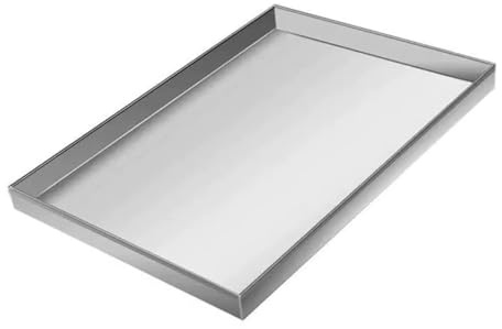 Bac D'égouttage En Acier Inoxydable 1,0 Mm, Bac D'évacuation Des Condensats 304, Antirouille, Bac D'égouttement En Métal For Climatisation, Bacs De Machine(50 * 30 * 5cm)