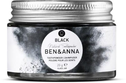 Ben&Anna Natural Toothpowder Black 2 x 15 g