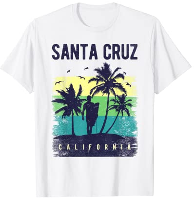 Santa Cruz California USA Surf T-Shirt