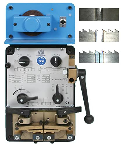 HYQNG 3 in 1 Wood BandSaw Blade Butt Welder Metal BandSaw Blade Welder Grinder Cutter Tempering, 0.4-0.7mm Thickness 6-20mm Width BandSaw Blade, Wood Pruning Saw Welder machine+grinder