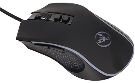 Shanrya Mouse Meccanico, Mouse RGB Ergonomico RGB Ad Alta Precisione per OS X per per (#1)