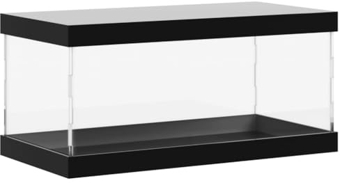 vidaXL Vitrine, Schaukasten Staubschutz, Sammlervitrine für Sammlerstücke Spielzeug Figuren, Ausstellungsbox Acrylbox, Transparent Acryl