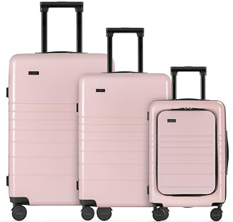 ETERNITIVE - Koffer I Reisekoffer aus Polycarbonat & ABS I Koffer Leicht mit Rollen 360° I Hartschalenkoffer mit TSA-Schloss I Koffer Handgepäck