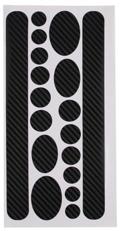 Monozoz - Pegatina Protectora básica para Bicicletas, Pegatinas para Bicicletas, protección del Marco de Cadena de | Película Adhesiva Protectora de Marco, Protector básico, Pegatina Protectora
